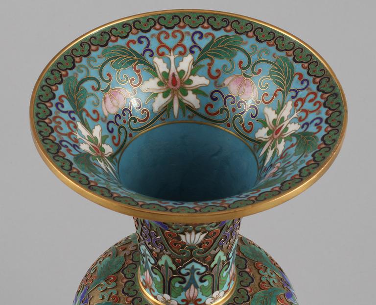 VAS, cloisonné, orientalisk, 1900-tal.