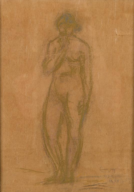 ELLEN THESLEFF, pastell, signerad och daterad 11.XII -35.