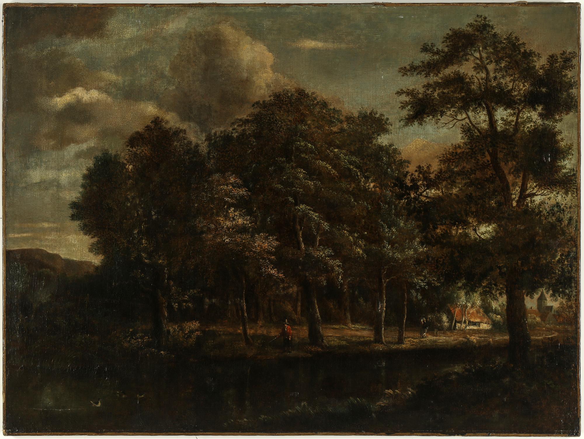 OKÄND KONSTNÄR, olja på duk, 1700-tal.