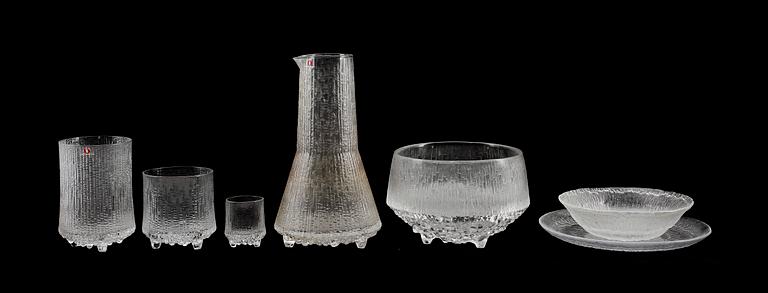 GLASSERVIS, 91 delar, "Ultima Thule", Tapio Wirkkala, Iittala, Finland, formgiven 1968.