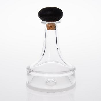 TAPIO WIRKKALA, GLASSERVIS, 1 + 8 delar, "Kapteenin lasisto", Iittala. Formgivna 1963.