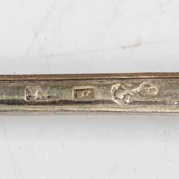 Cutlery, 20 pieces, silver, 19th-20th century.