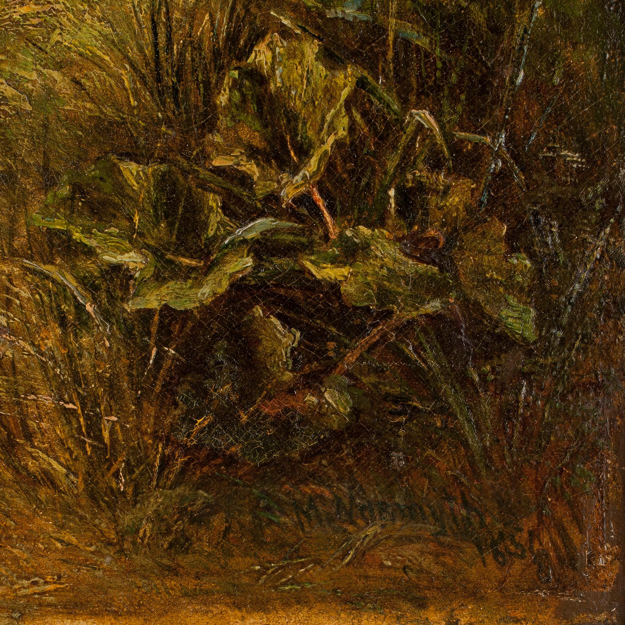 MARGARET NASMYTH, olja på duk, sign och dat 1851.