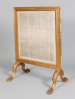 BRASSKÄRM, gustaviansk stil, 1800-tal.