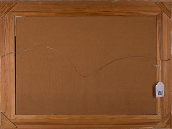 Tunnistamaton taiteilija, öljy levylle, signeerattu S. Palm.