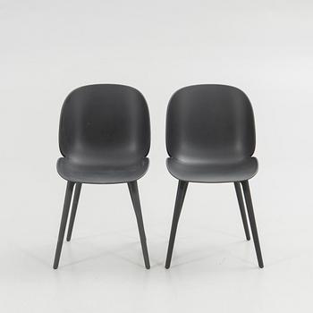 GamFratesi, chairs, 4 pcs, "Beetle Chair", Gubi, Denmark.
