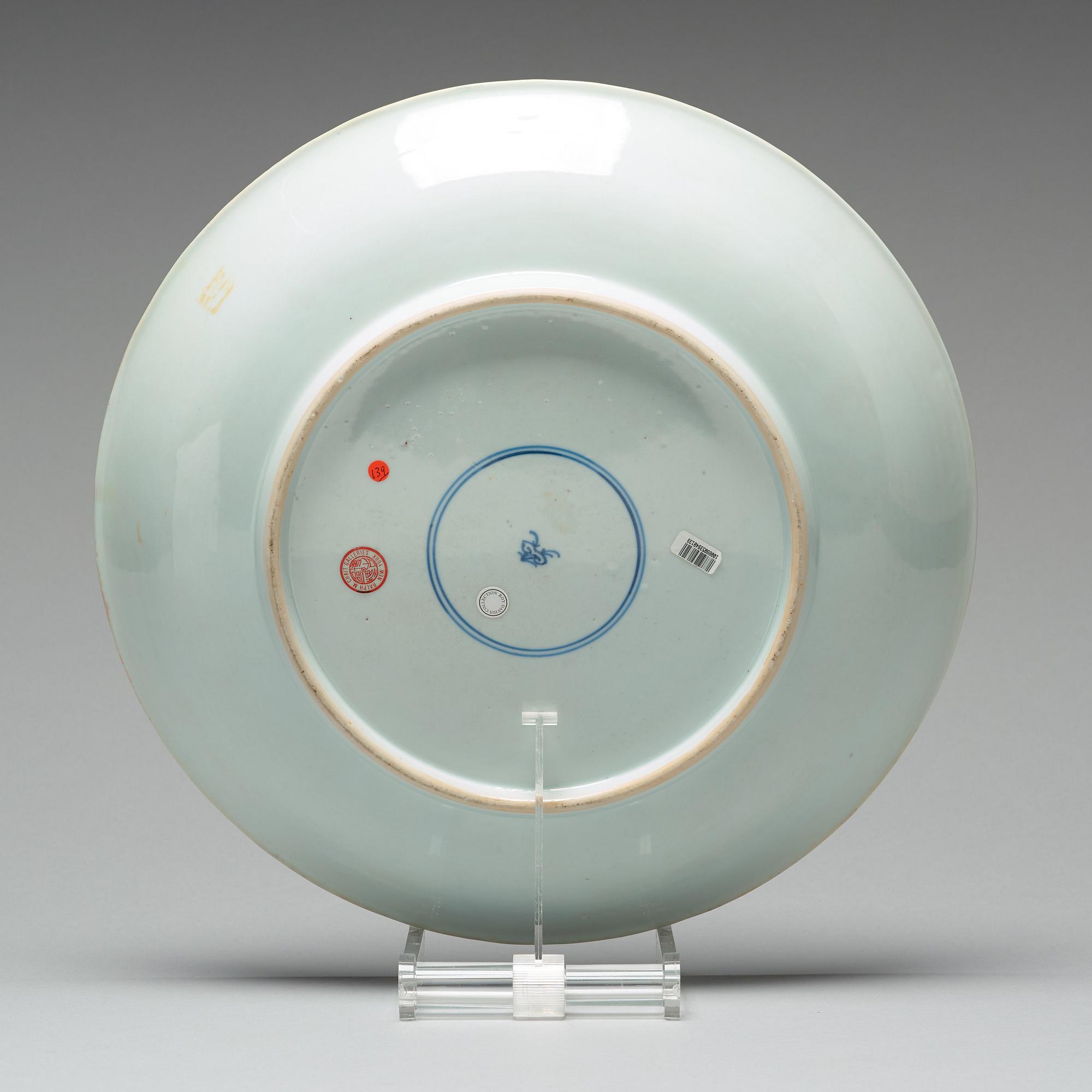 FAT, porslin. Qingdynastin, Kangxi (1662-1722).
