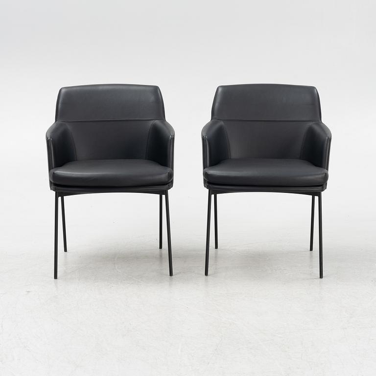 Claesson Koivisto Rune, six 'Montevideo' armchairs, Tacchini, Italy.