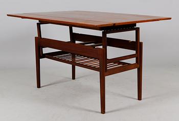 SOFFBORD/MATBORD, höj- och sänkbart, Danmark, 1960-tal.