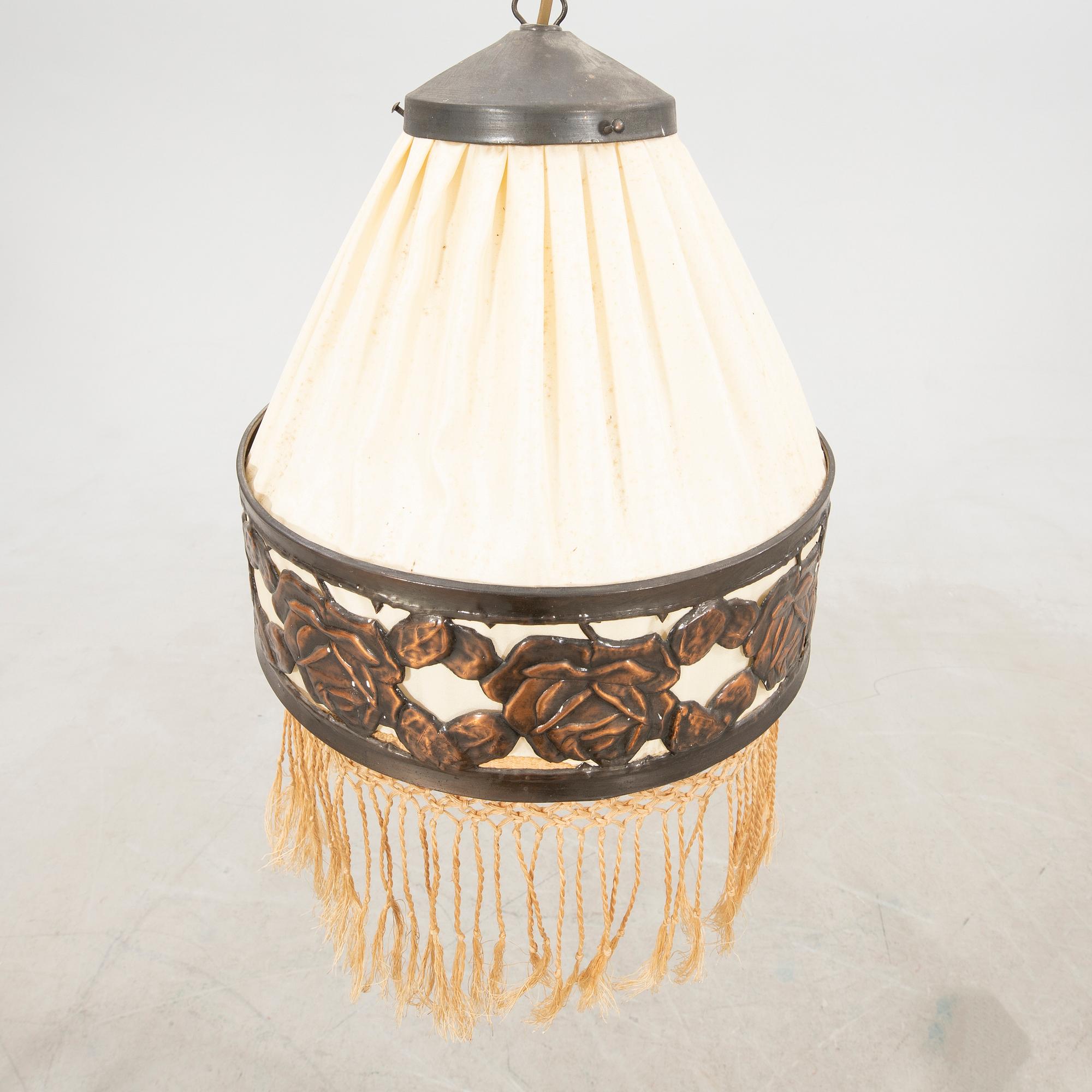 Ceiling lamp, first half of the 20th century.