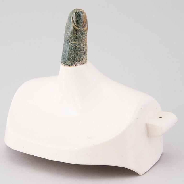 ANNA-MARIA OSIPOW, A ceramic sculpture, signed A-OM, numbered 1/1, dated -78.