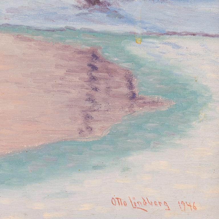 Otto Lindberg, oil on canvas, signed and dated 1946.