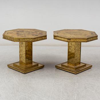 A pair of coffee tables, late 20th century.
