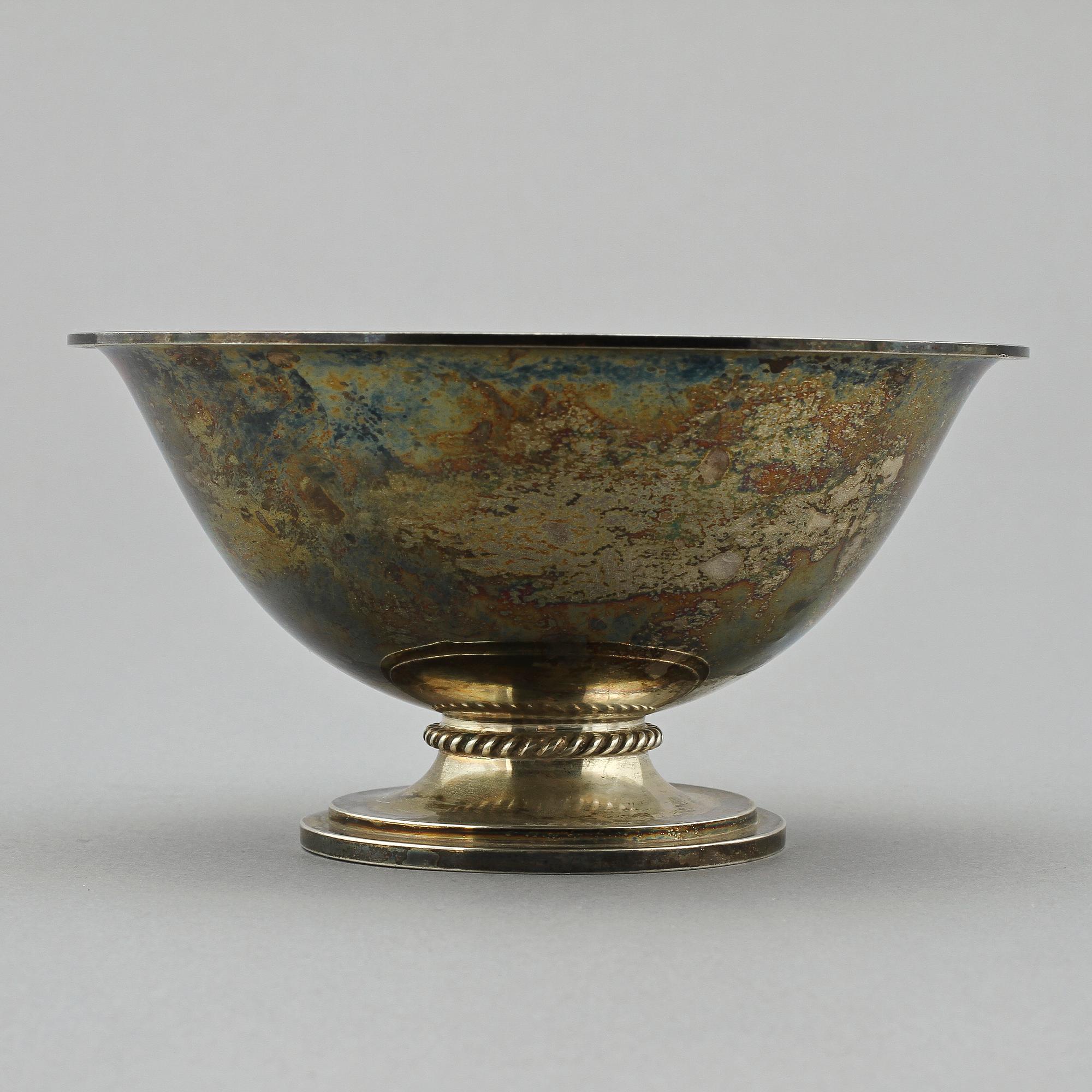 PARTI SILVER, 5 delar, 1900-tal, vikt 290 g.