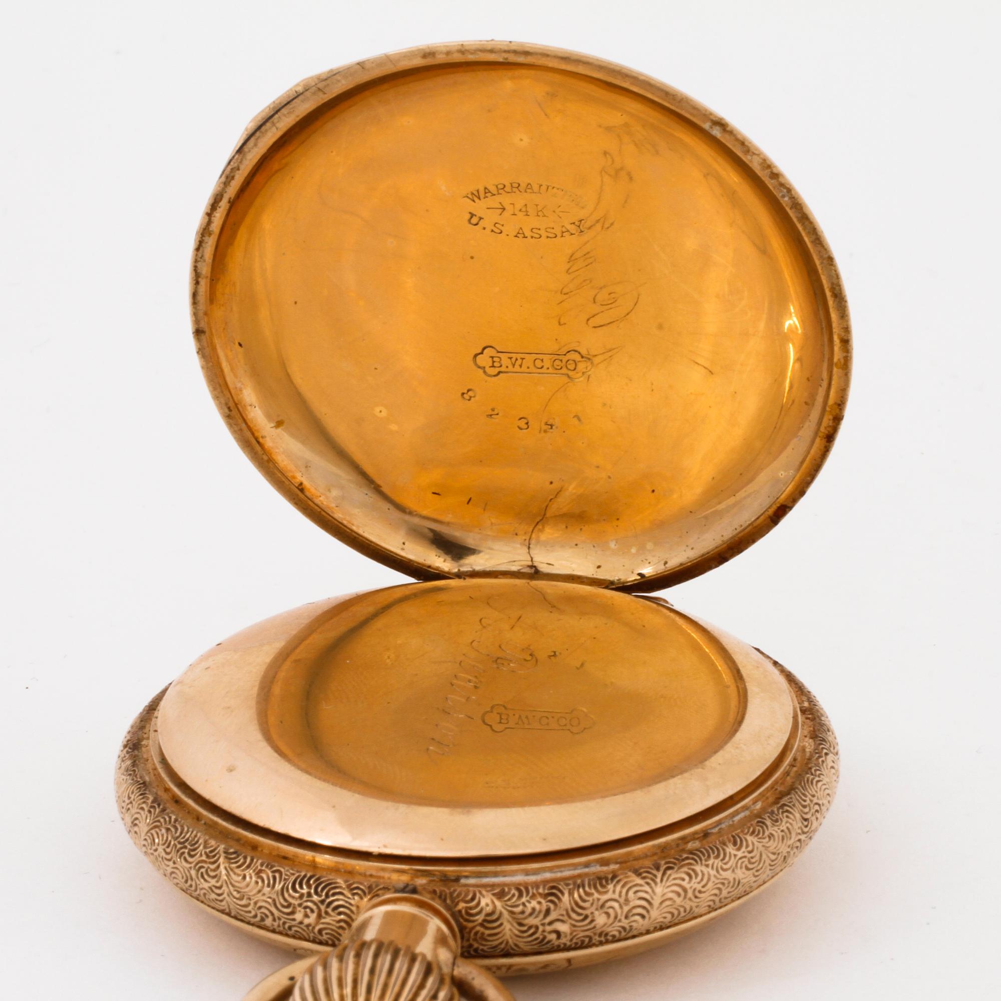 ELGIN NATL. WATCH CO., pocket watch, 51,5 mm, savonett.