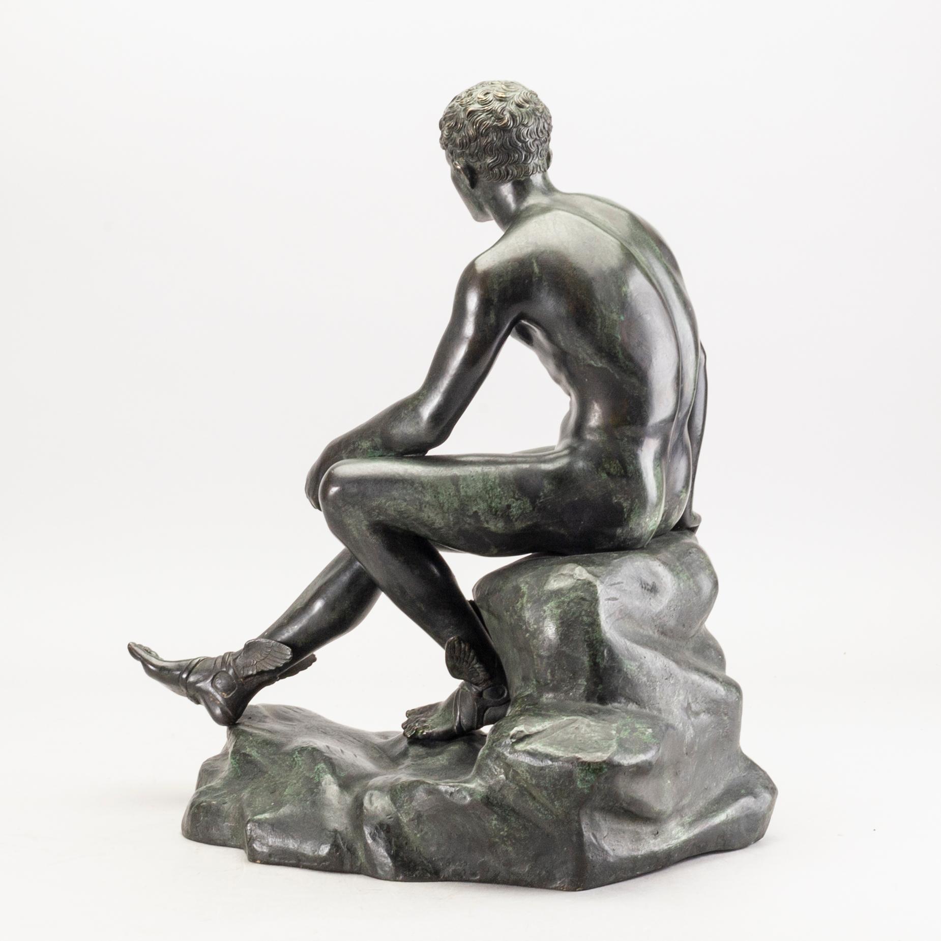 A late 19th century bronze sculpture.