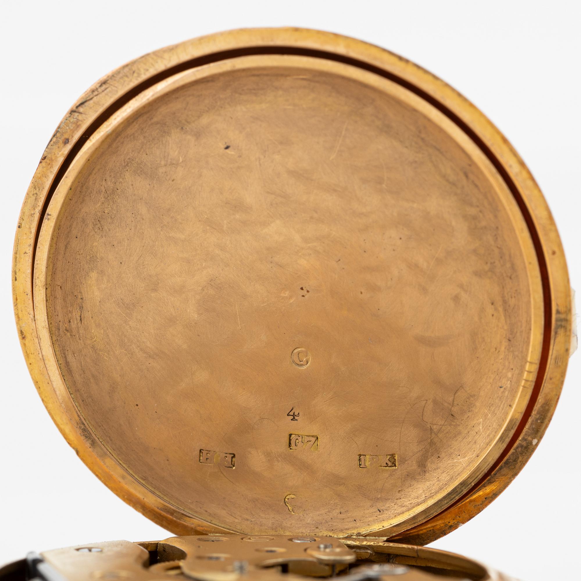 Halda, pocket watch, 40 mm.