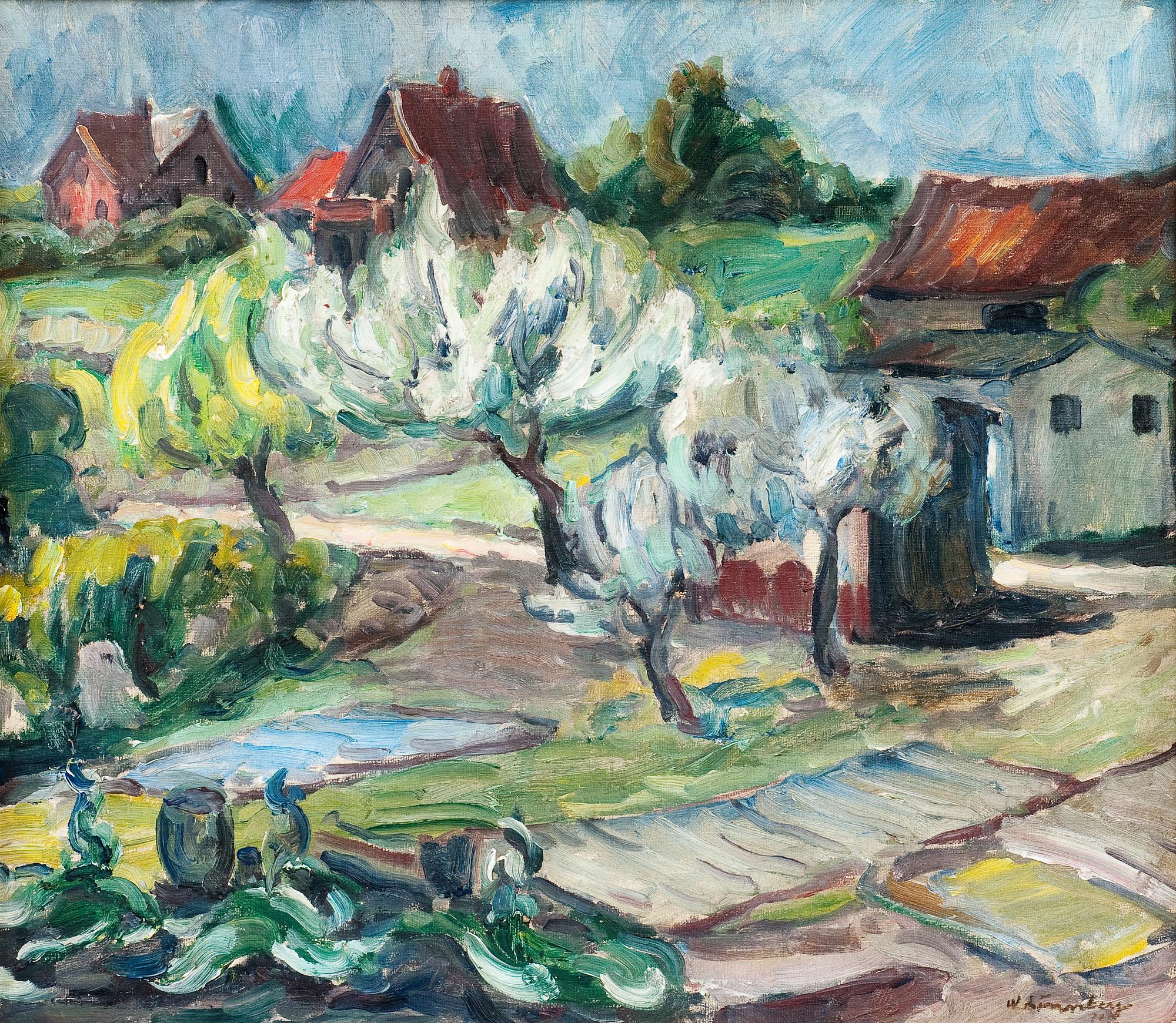 William Lönnberg, BLOMMANDE ÄPPELTRÄD.