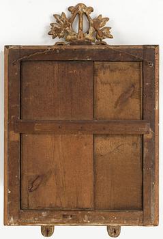 SPEGELLAMPETT, Gustaviansk, med Stockholms hallstämpel. 1700-talets slut.