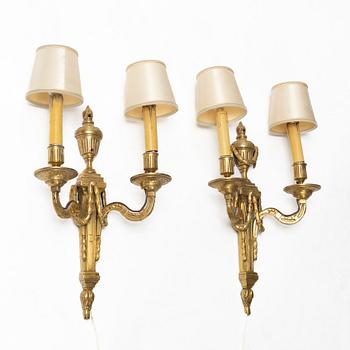 A pair of Louis XVI-Style sconses, 19th century.