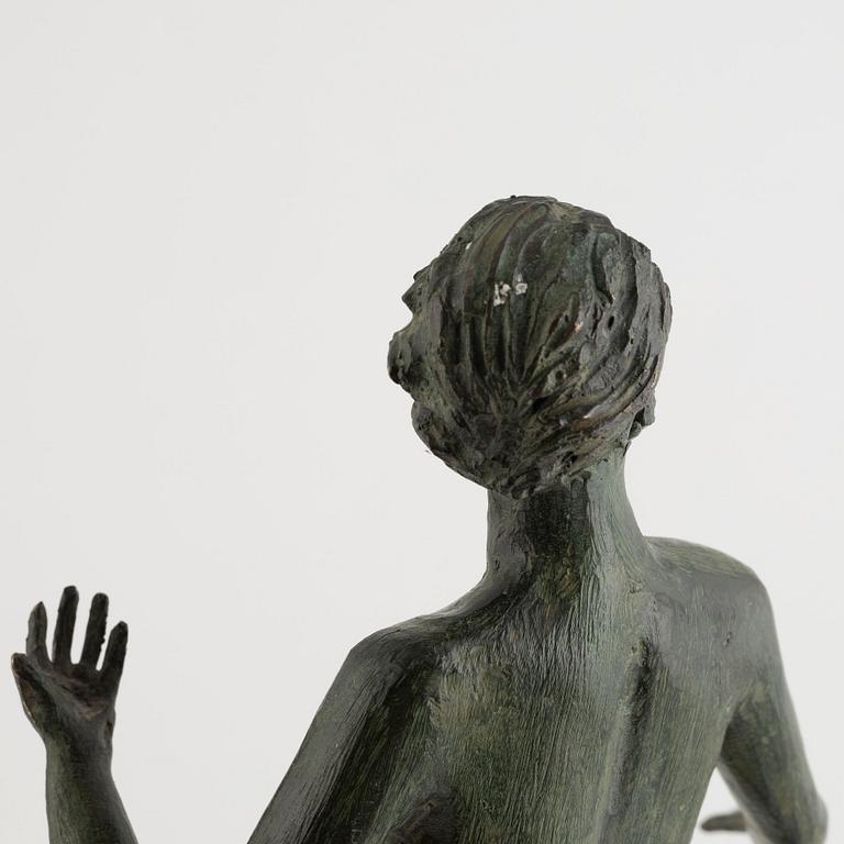 Carl Milles, after, a bronze sculpture.