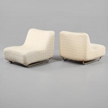 FÅTÖLJER, 3 st, 1970-tal.