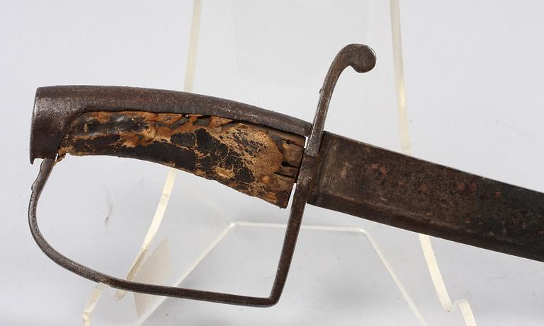 BAJONETTER SAMT SABELDEL, 1800-1900-tal.