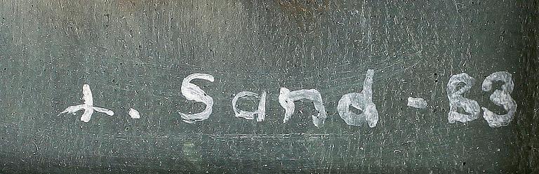 LENNART SAND, olja på duk, signerad och daterad -83.