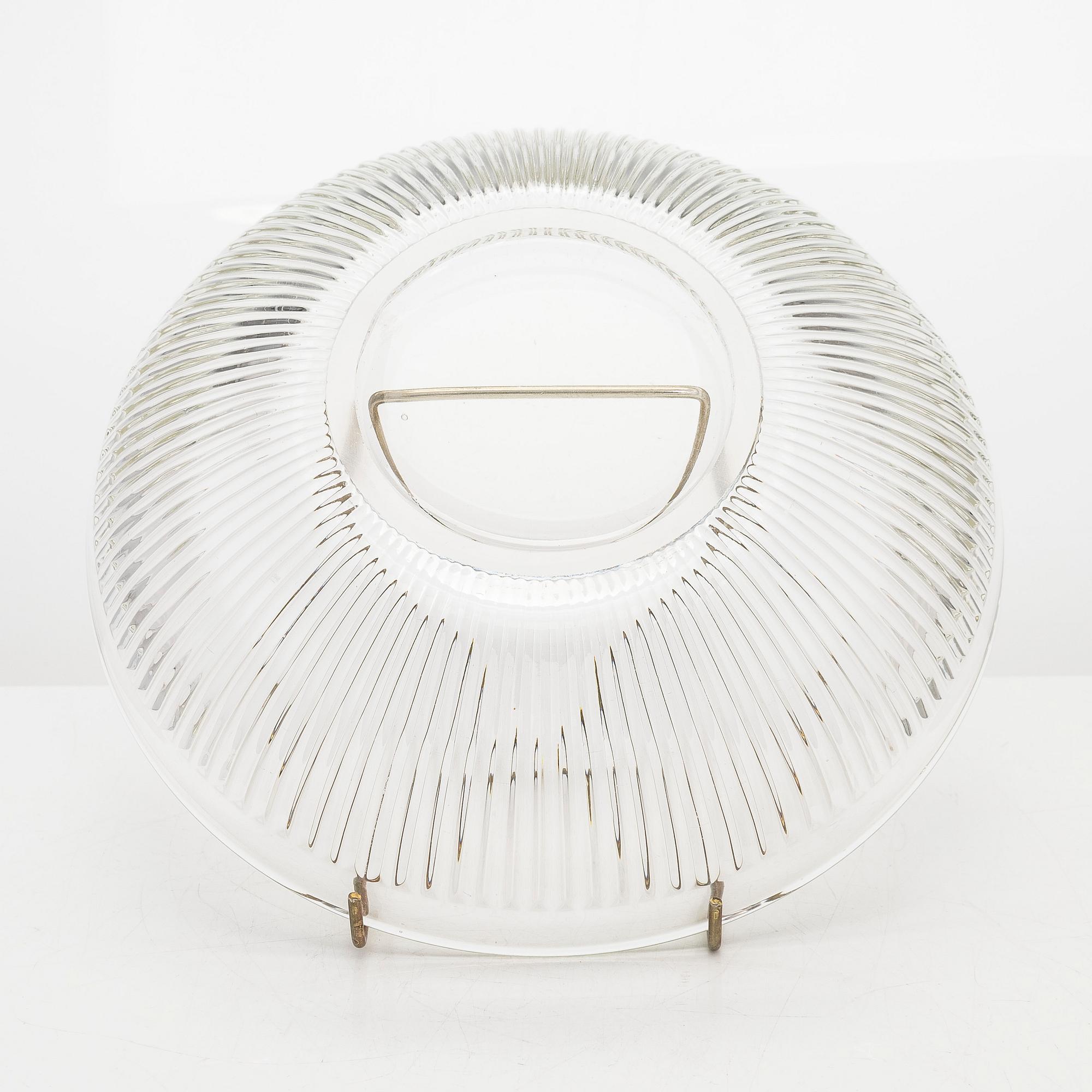 Nanny Still, glasservisdelar, 18 dlr, "Viiru", Riihimäen Lasi Oy.