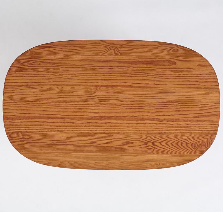 Carl Malmsten, a stained pine table, Sweden 1930's.