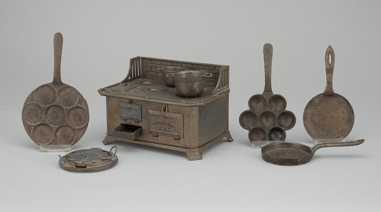 A Cast Iron stove. 20th century.