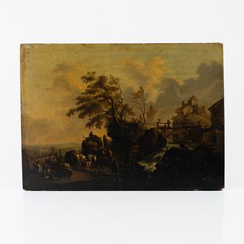 Pieter van Laer, in the manner of, oil on panel.