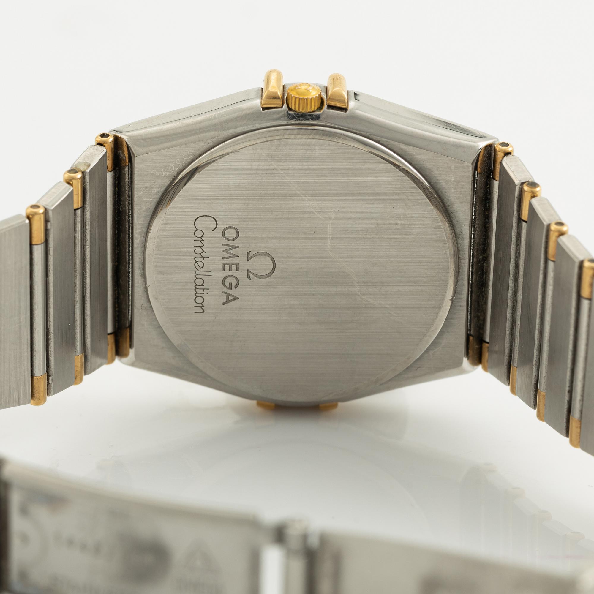 Omega, Constellation, "Uggla", armbandsur, 32,5 mm.