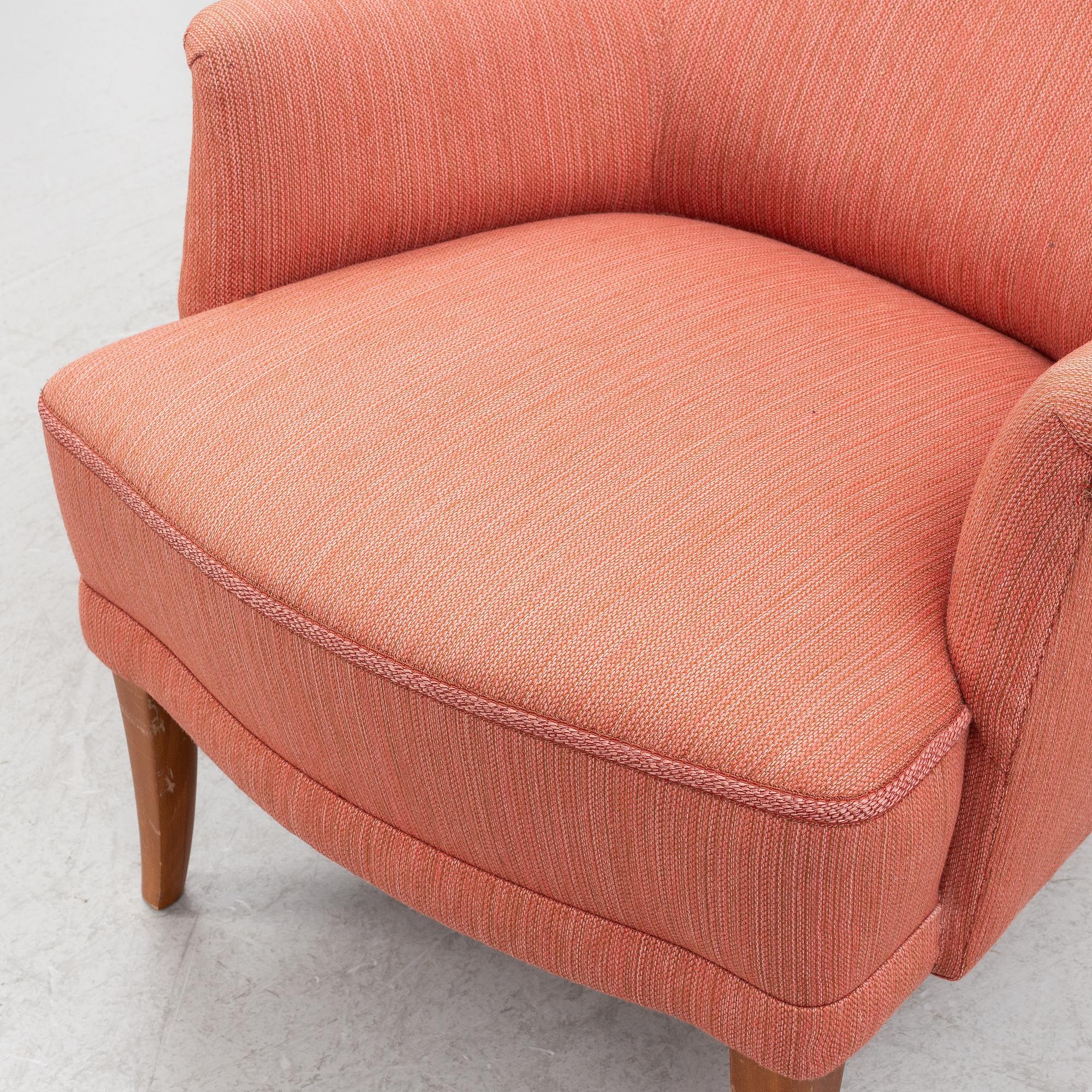 Carl Malmsten, armchair, "Farmor", OH Sjögren, second half of the 20th century.