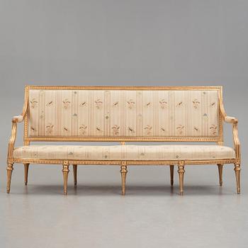 A Gustavian late 18th century sofa.