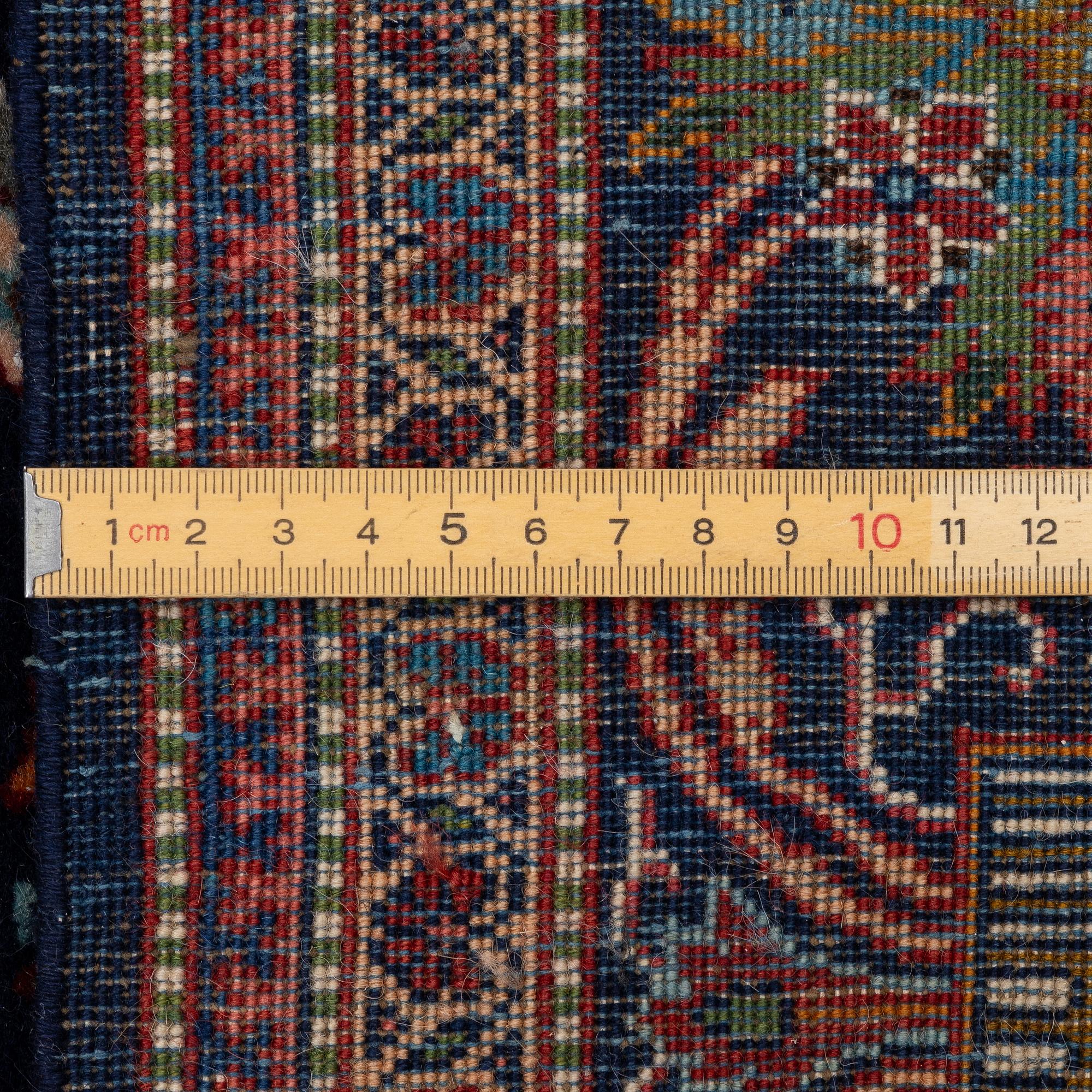 Keshan rug, approx. 130 x 200 cm.