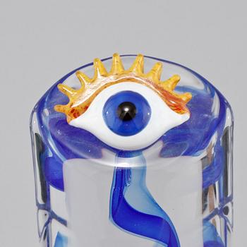 SKULPTUR, glas, Kjell Engman, Kosta Boda, 1900-talets slut.
