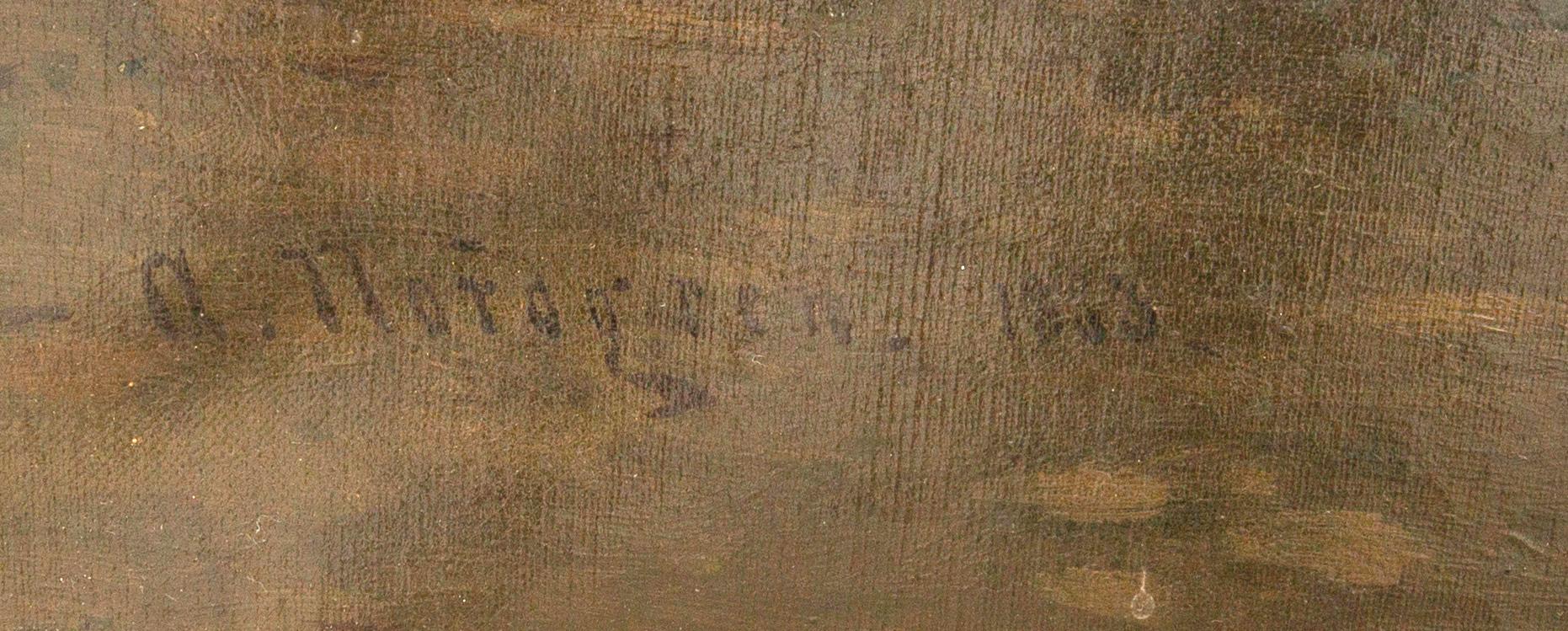 Axel Nordgren, Moonlight by the coast.