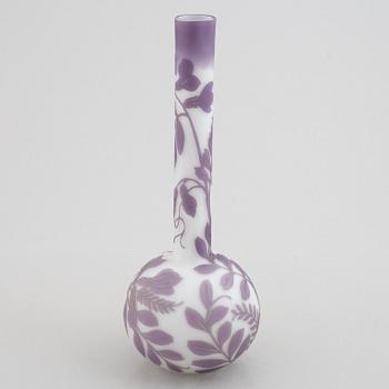 Weis, a cameo glass vase.