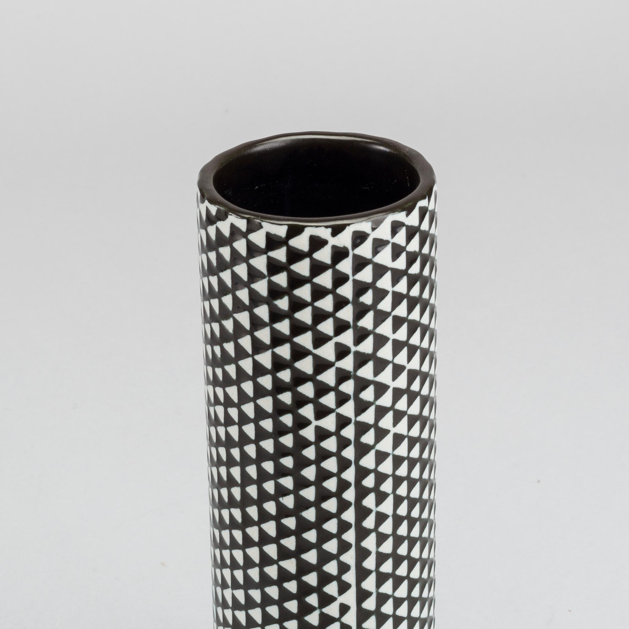 STIG LINDBERG, vas, stengods, "Domino", Gustavsberg.