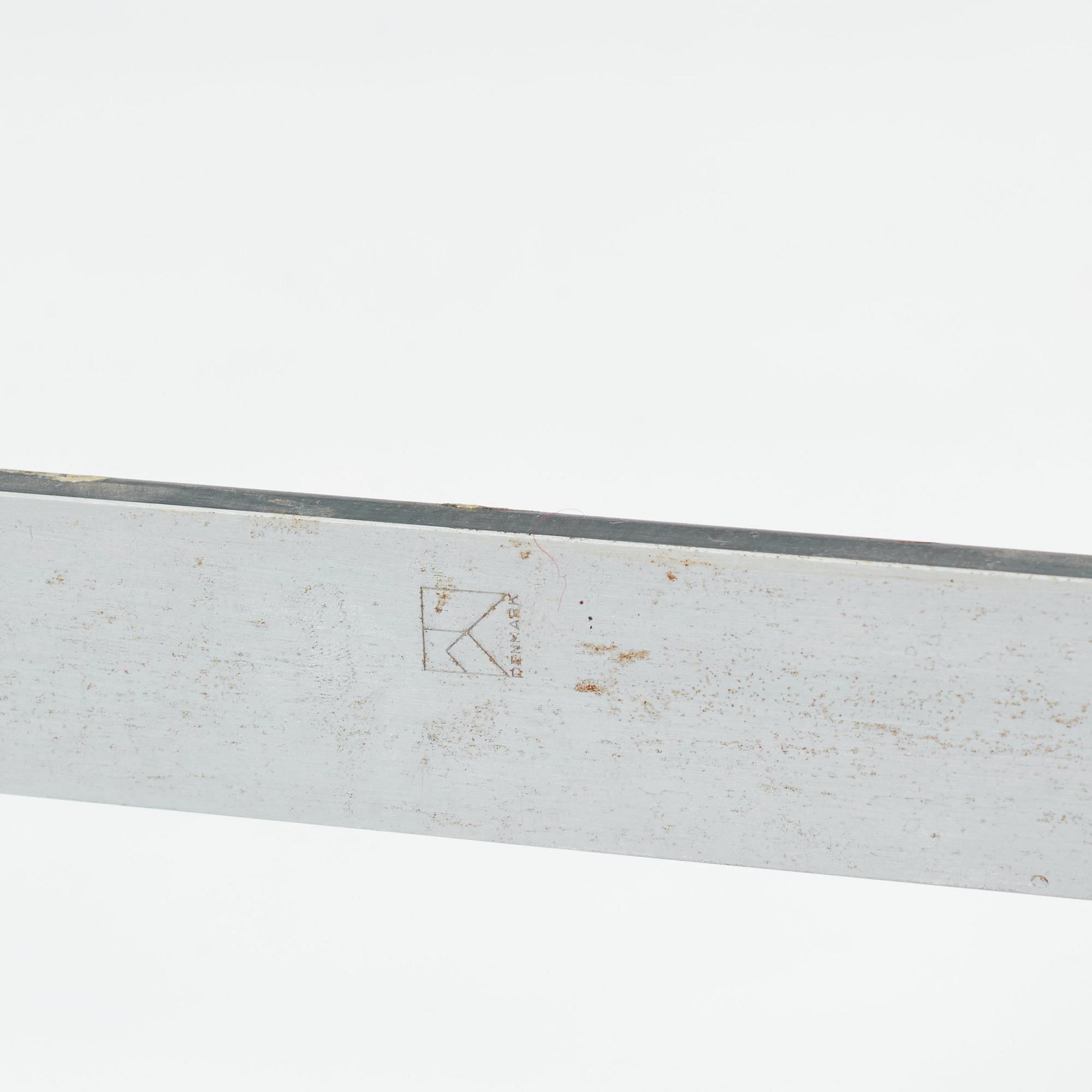 Poul Kjaerholm, A 'PK-80' steel and brown leather daybed, E Kold Christensen, Denmark 1960s.