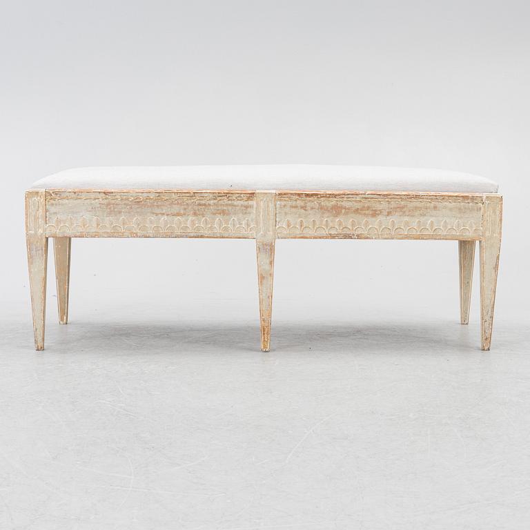 Bench, Gustavian, early 19th century.