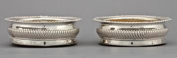 COASTERS, nysilver, 1900-tal.