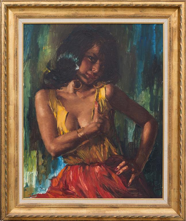 CHARLES ROKA, oil on canvas, signed Roka.