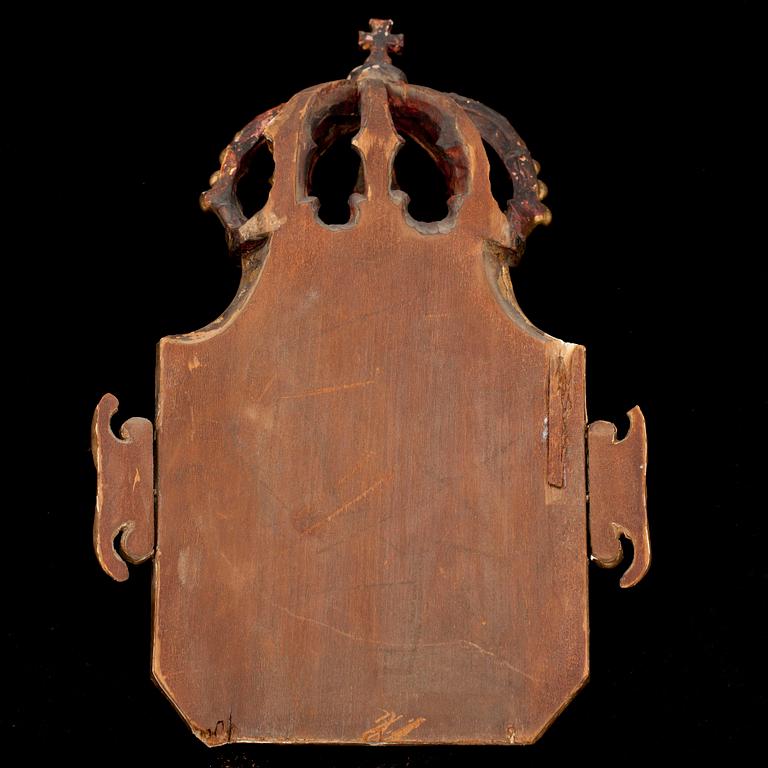 FRANS LUYCKX, efter, olja på pannå, 1800-tal.