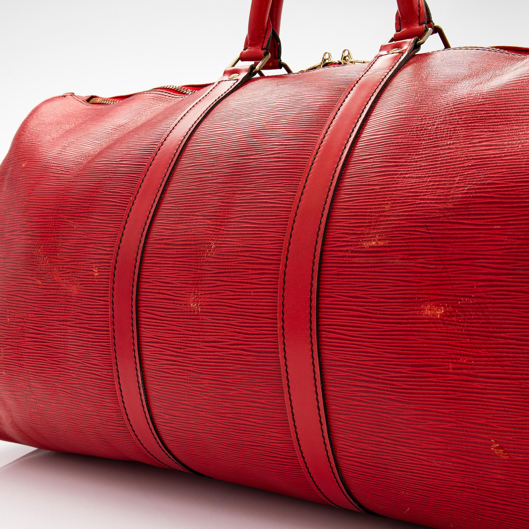 Louis Vuitton, weekendväska, "Epi Keepall 55".