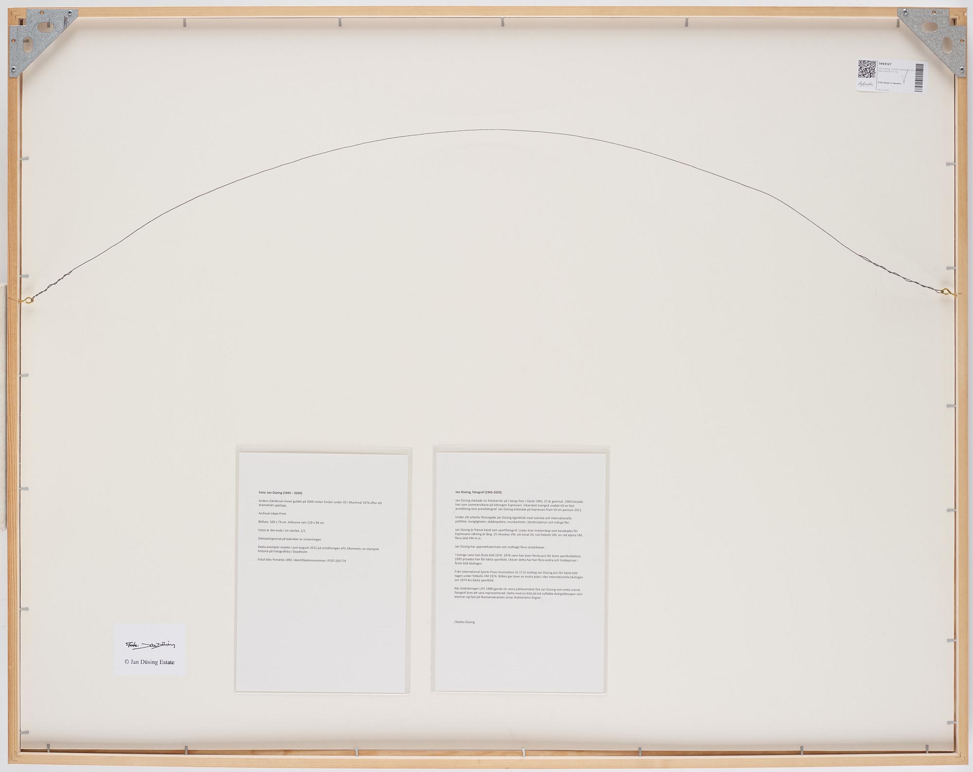 Jan Düsing, "Anders Gärderud OS i Montreal 1976".