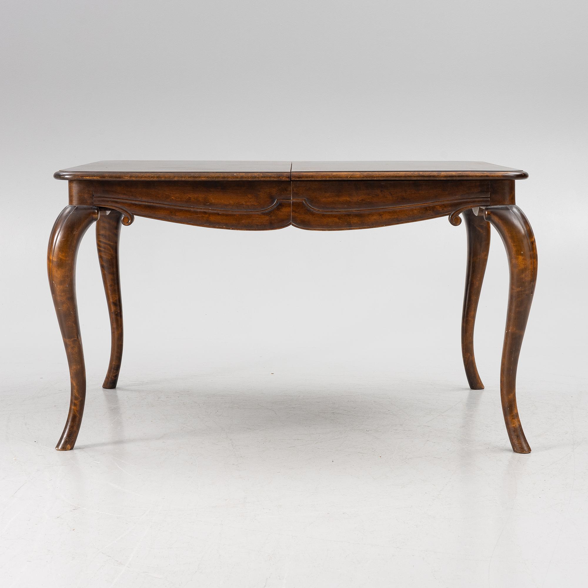 Matbord, barockstil, 1900-talets början.