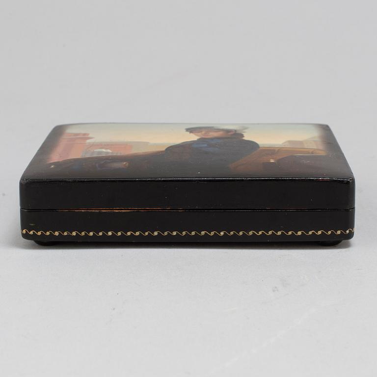 A russian lacquer box.