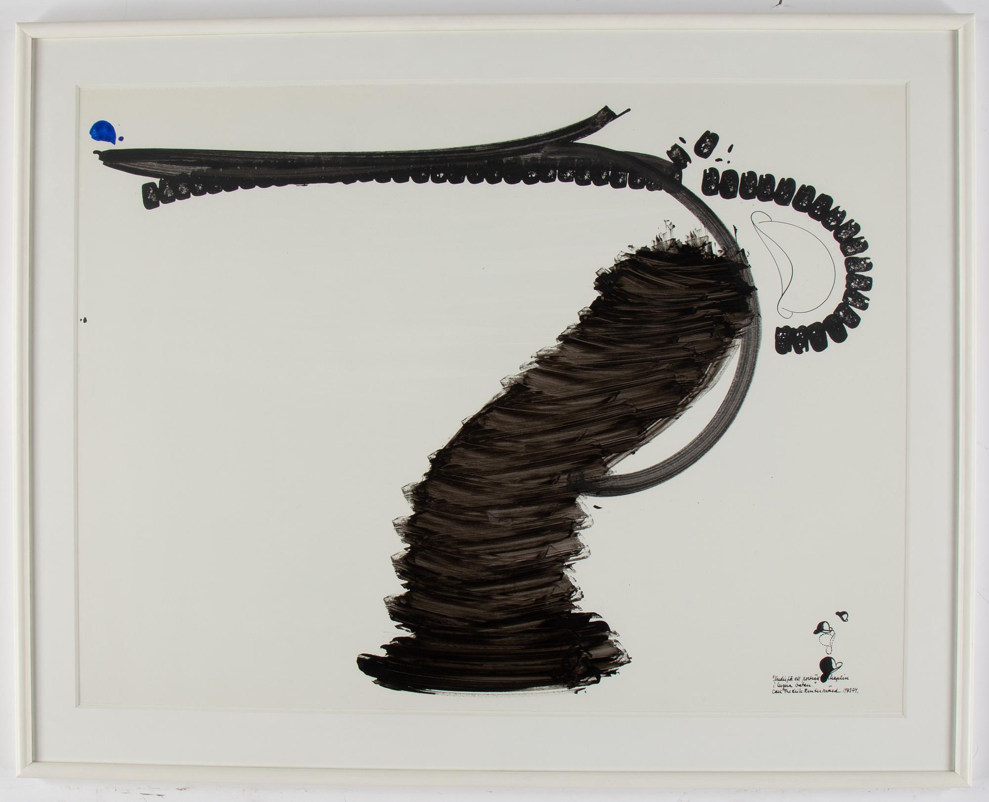 CARL FREDRIK REUTERSWÄRD, ink & gouache, signed and dated 1973-73.